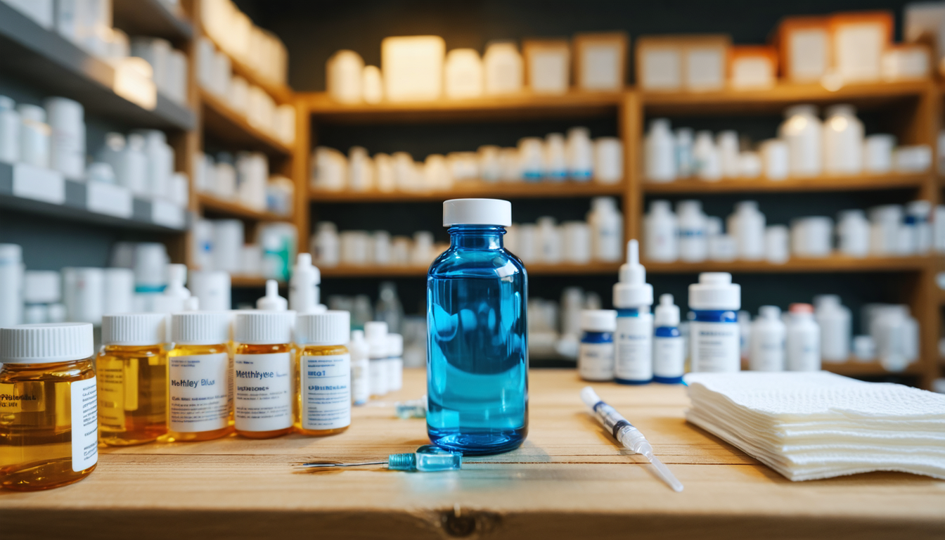 découvrez tout sur le bleu de méthylène en pharmacie : guide d'achat, utilisations principales et conseils pratiques pour une utilisation sûre et efficace.