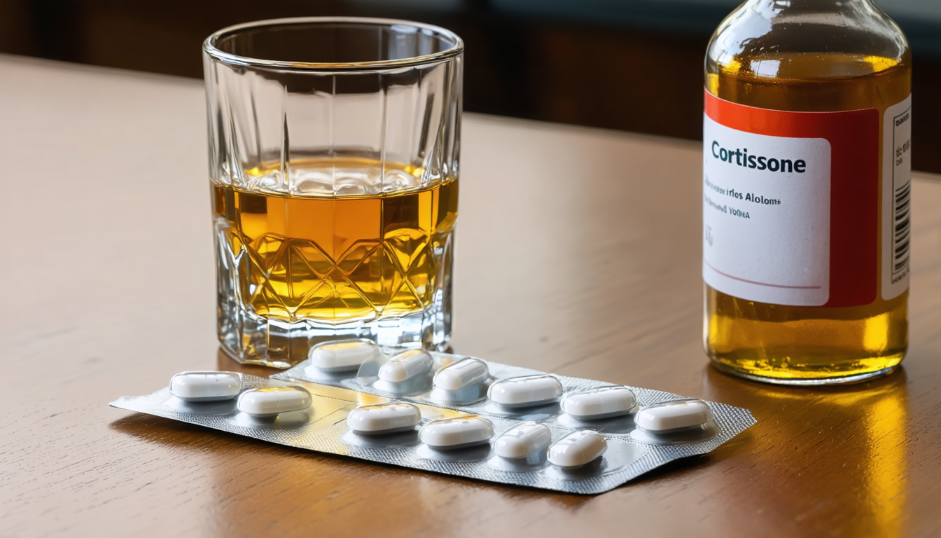 découvrez comment la cortisone interagit avec l'alcool, les dangers potentiels de cette combinaison et les conseils pour une consommation sécurisée et responsable.
