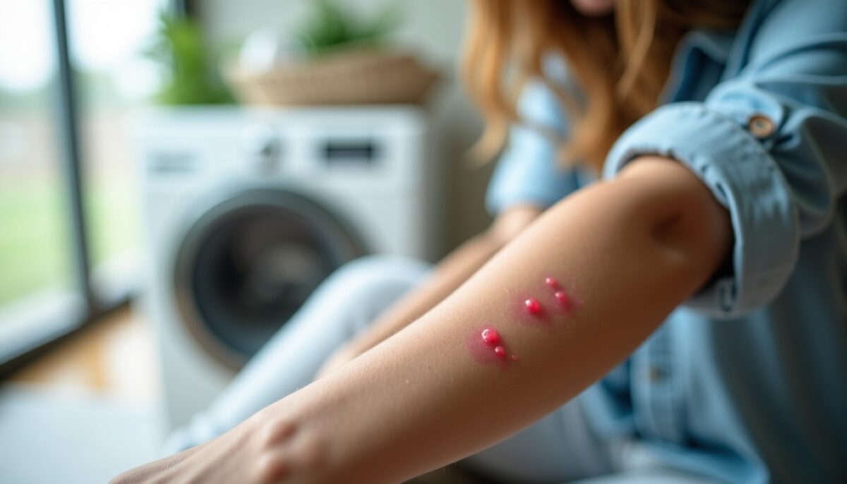 Identifier les boutons d’allergie causés par la lessive : guide photo des symptômes à reconnaître